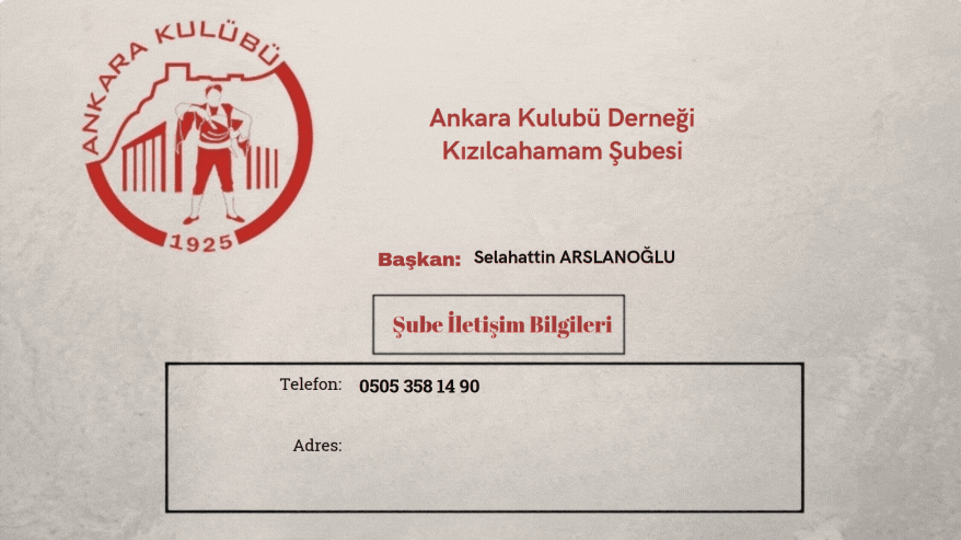 Ankara Kulub&uuml; Derneği Kızılcahamam Şubesi (2)